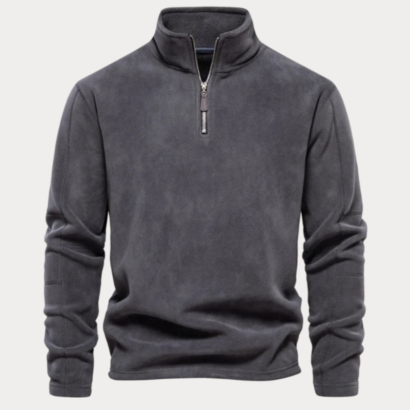 Stehkragen Pullover heren – Comfortabele trui met halvem rits en stijlvol design