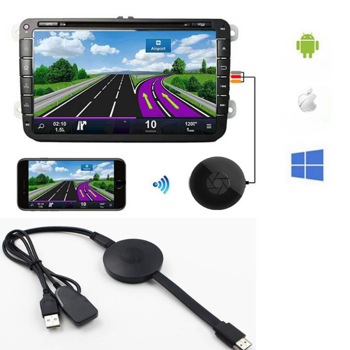 Draadloze Video Streamer Chromecast voor TV Streaming en Mirroren