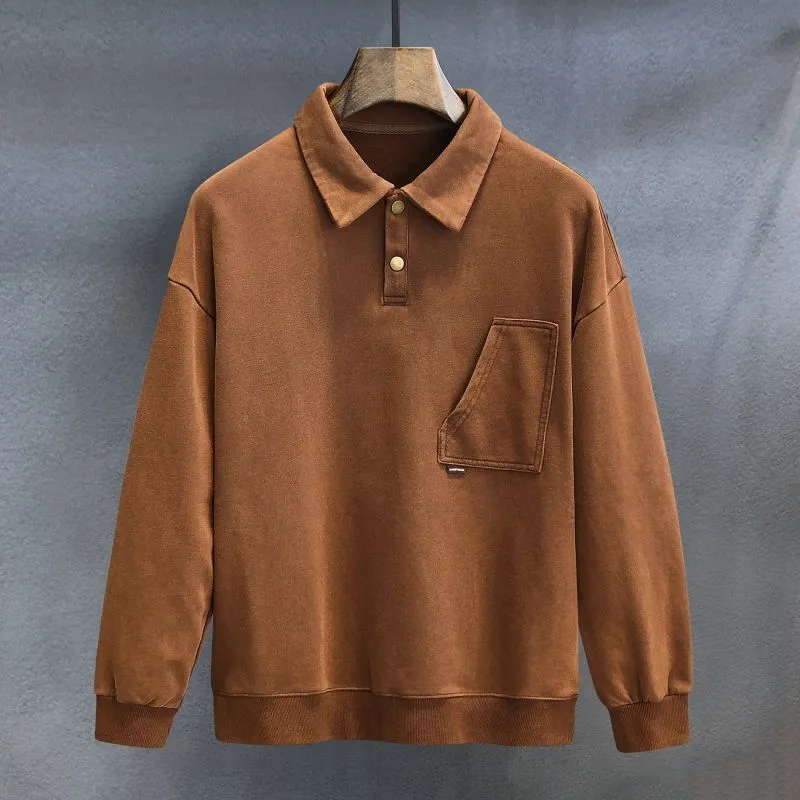 Polo-Pullover Heren – Comfortabele Pullover met Knopen voor Casual Stijl