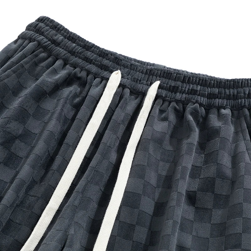 Joggingbroek Heren – Geruite Sportbroek van Katoen voor Comfortabel Gebruik
