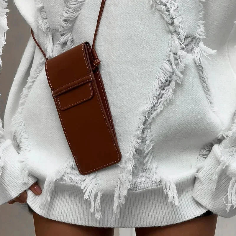 Trui oversized dames – Comfortabele trui met kwastjes voor casual stijl