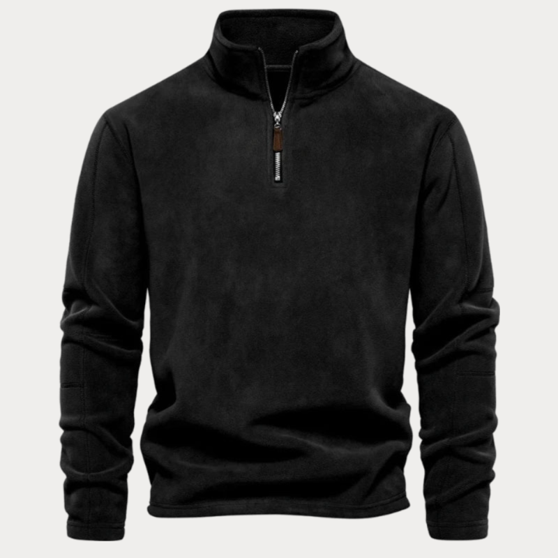 Stehkragen Pullover heren – Comfortabele trui met halvem rits en stijlvol design