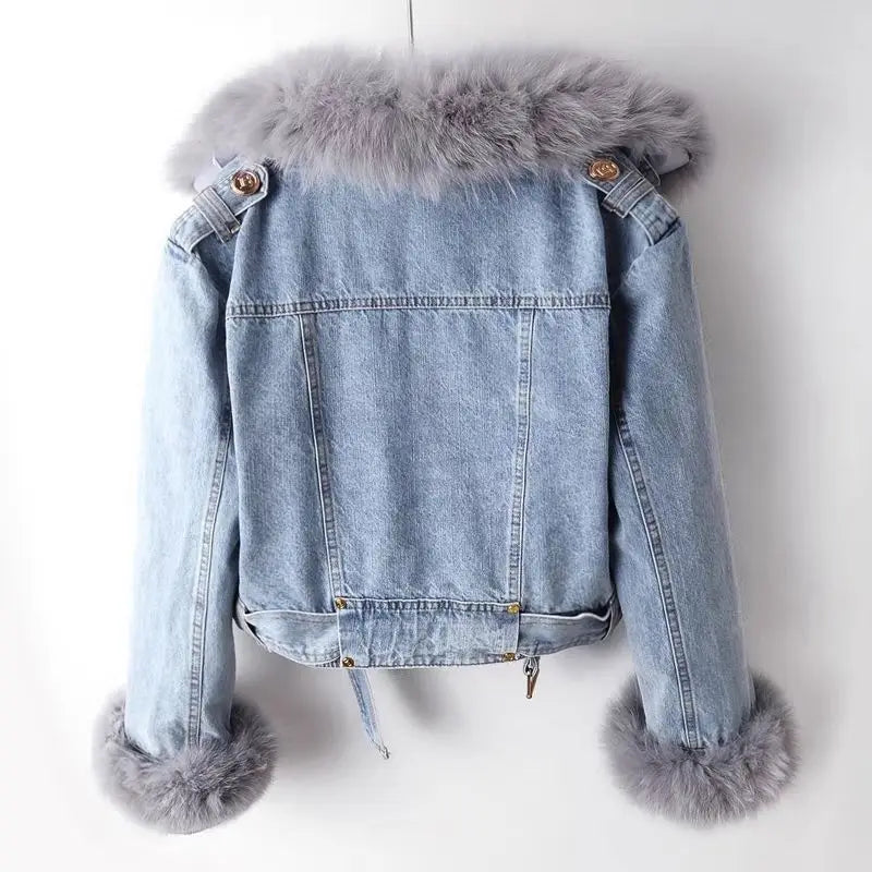 Jeansjack Dames met Riem – Stijlvol denim jasje voor casual en trendy outfits