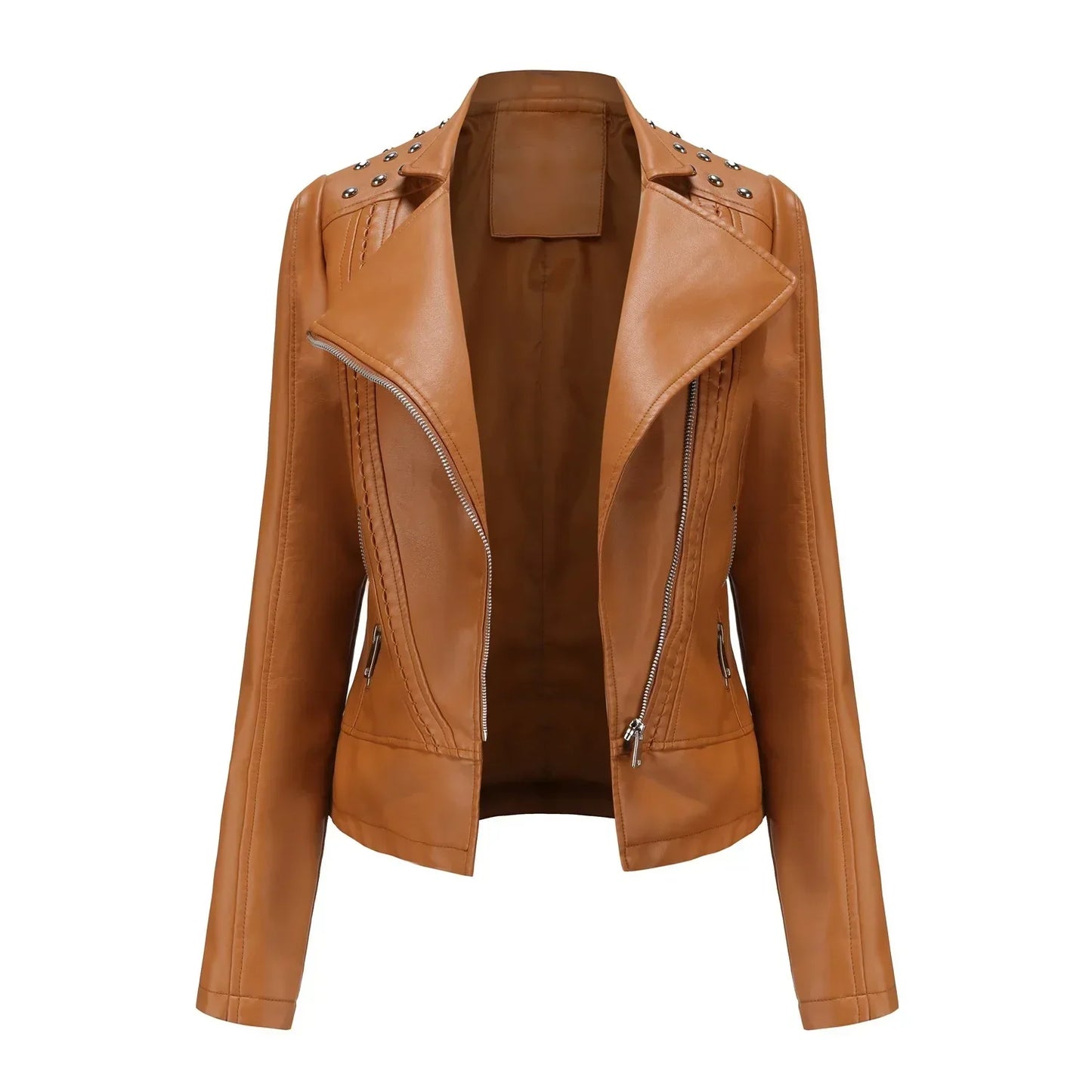 Leren Jas Dames – Elegante Damesjas van Echt Leer voor Herfst en Winter