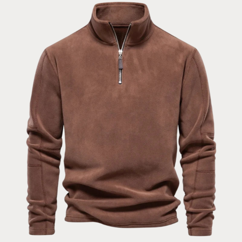 Stehkragen Pullover heren – Comfortabele trui met halvem rits en stijlvol design