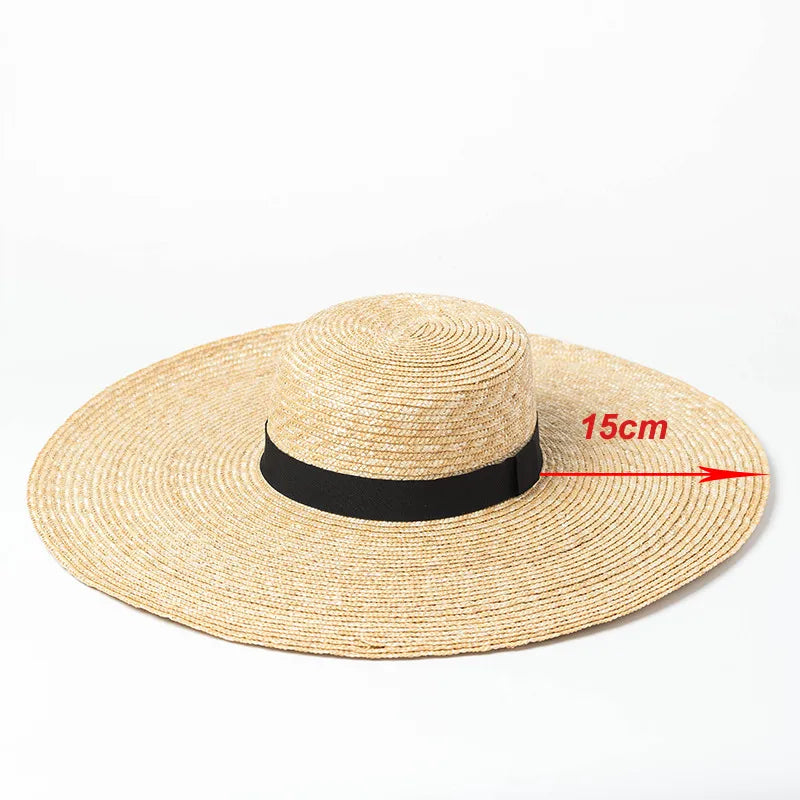 Hoed Rieten – Elegante zomerhoed voor dames met brede rand en stijlvol ontwerp