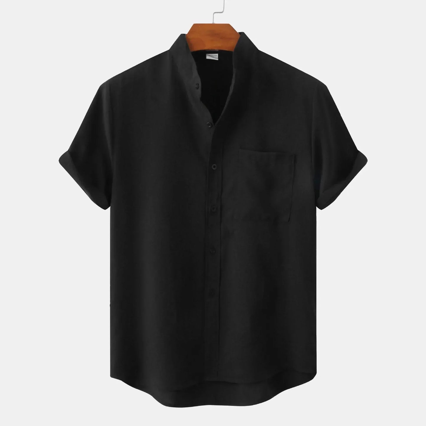 Heren Casual Hemd met Knopsluiting – Stijlvol en Comfortabel Katoenen Overhemd