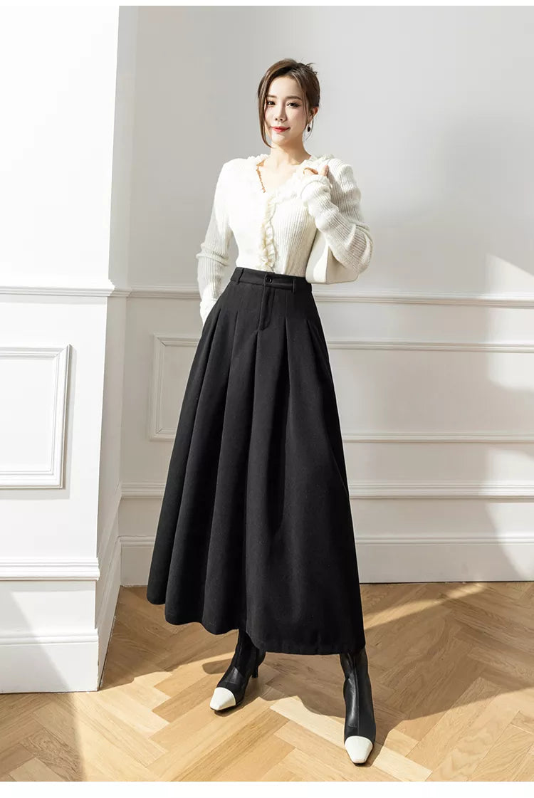Vouwenrok dames – Elegante plissé rok van chiffon voor feest en casual gebruik
