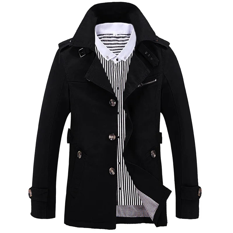 Heren Button-down Jack met Borstzak – Stijlvol en Comfortabel Overhemd