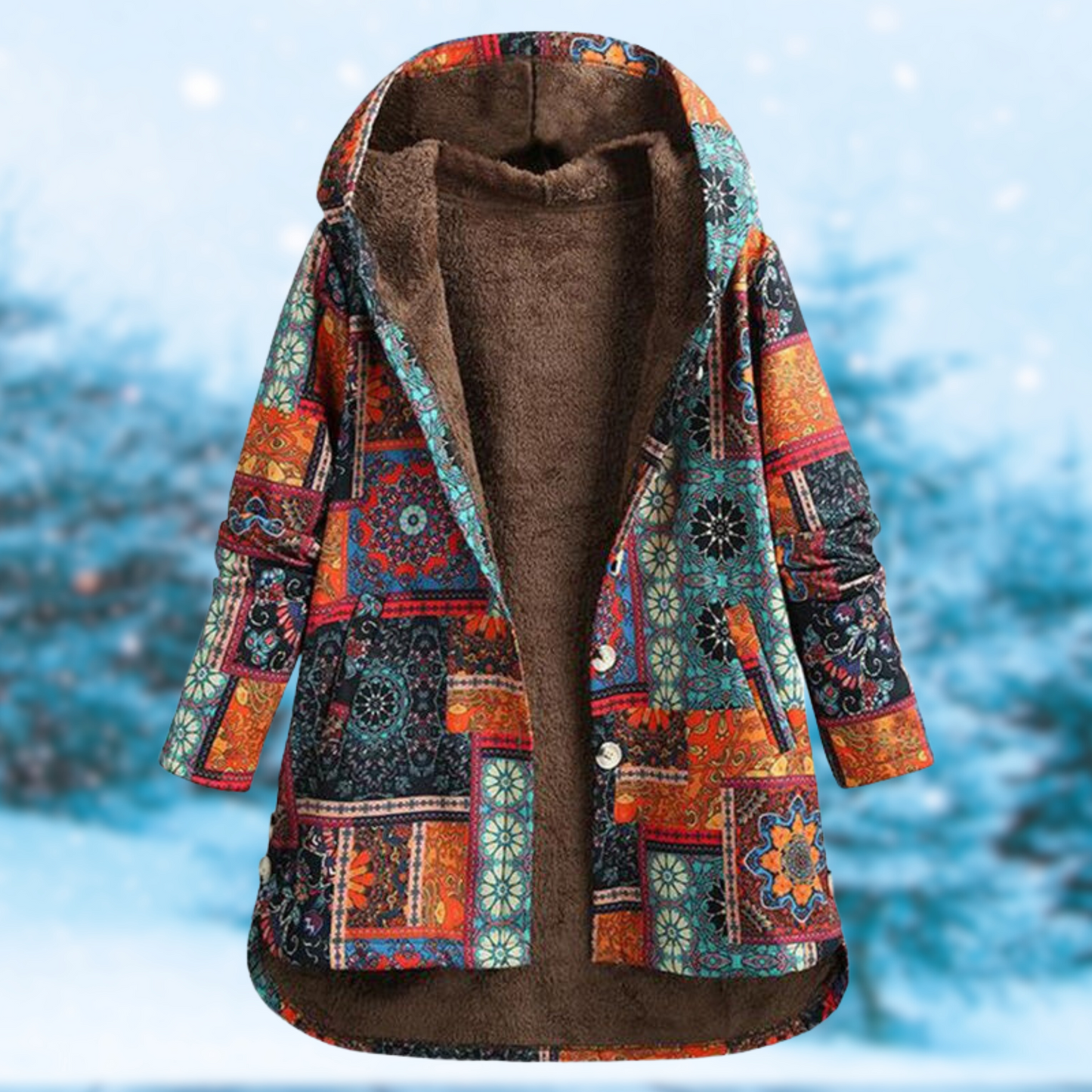 Dames Hoodie Boheemse Print – Comfortabele en Stijlvolle Hoodie voor Vrijetijdskleding
