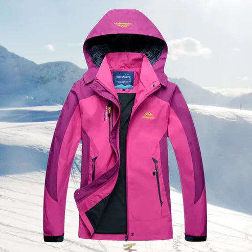 Dames Outdoor-Kapuzenjacke – Waterdichte en ademende hoodie voor buitenactiviteiten