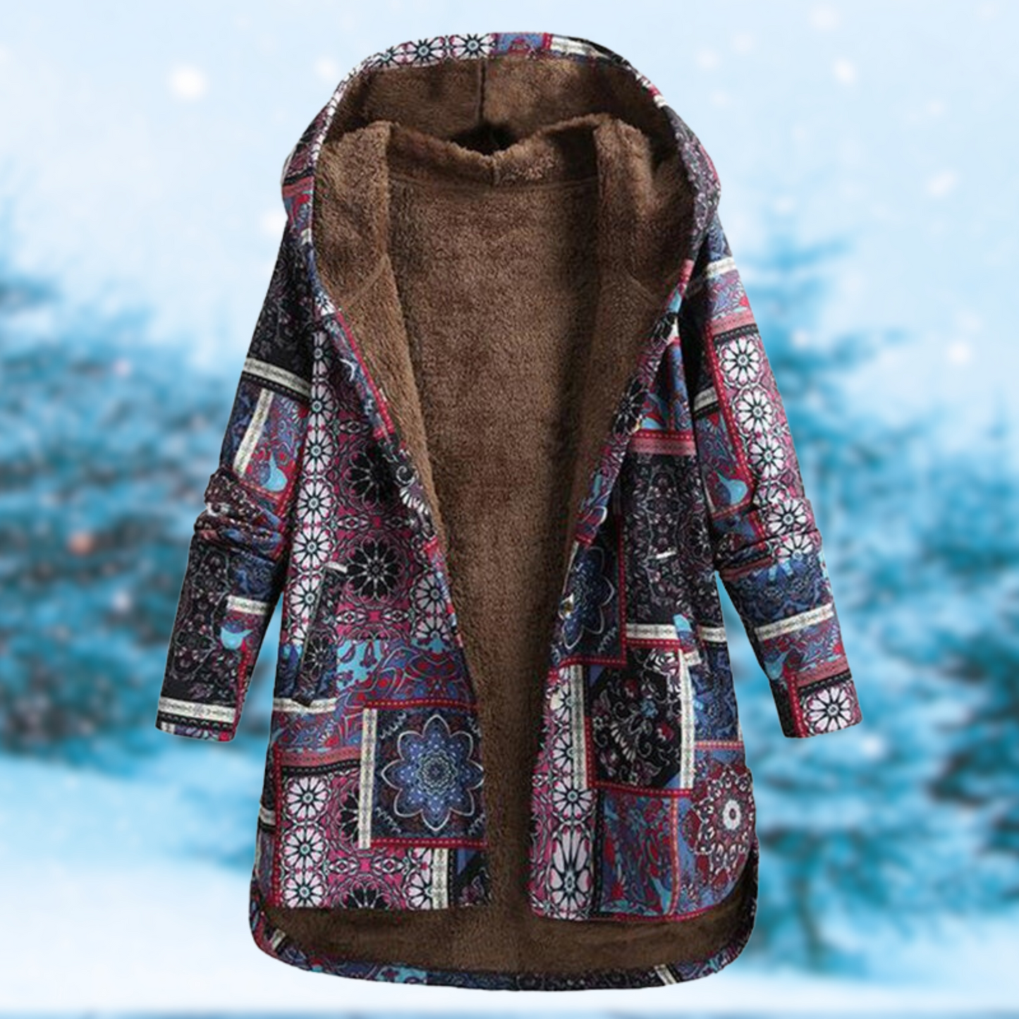 Dames Hoodie Boheemse Print – Comfortabele en Stijlvolle Hoodie voor Vrijetijdskleding