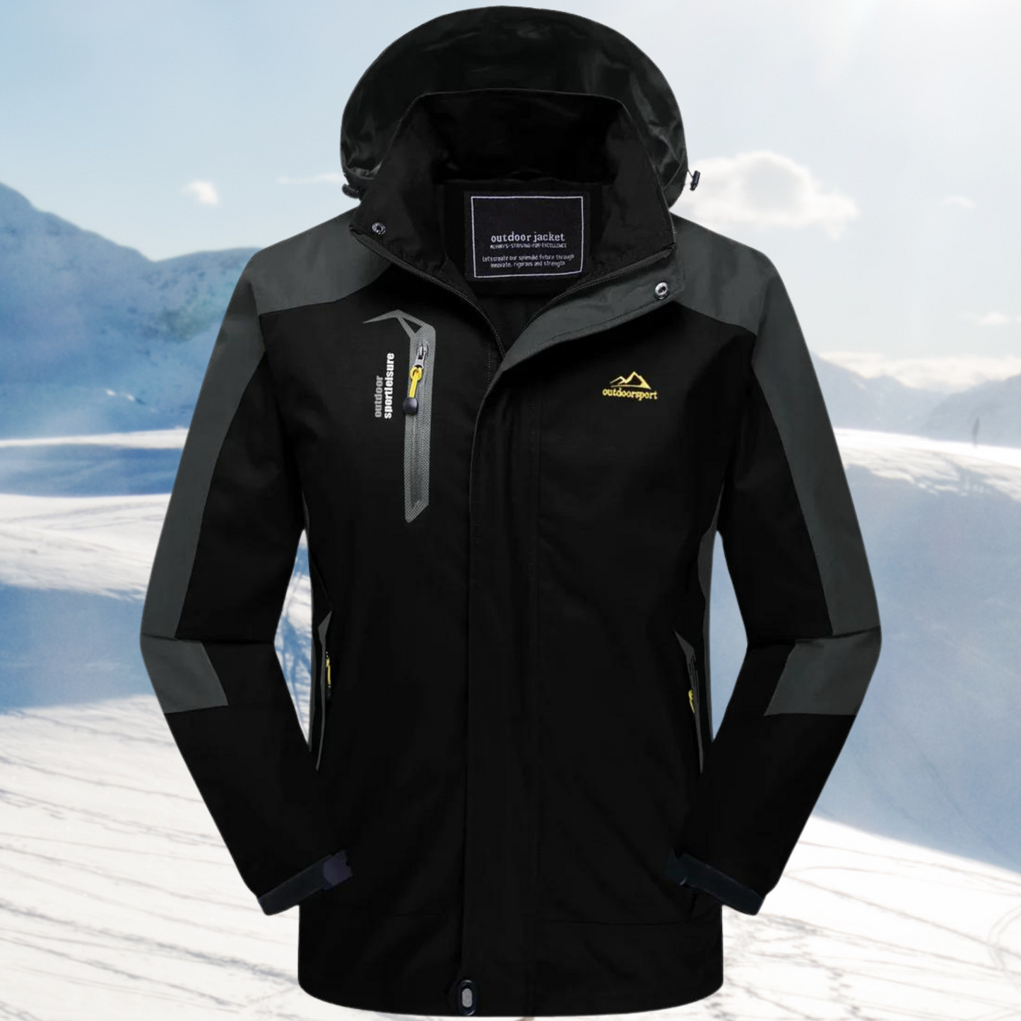 Dames Outdoor-Kapuzenjacke – Waterdichte en ademende hoodie voor buitenactiviteiten