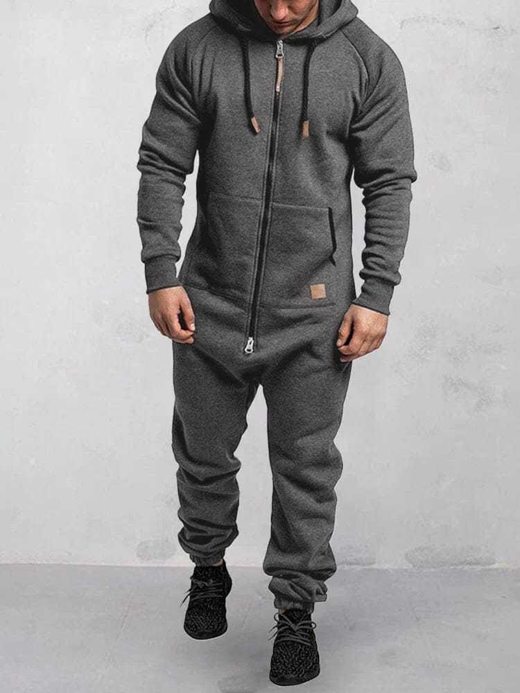 Jumpsuit heren met capuchon – Comfortabele en stijlvolle jumpsuit voor casual gebruik
