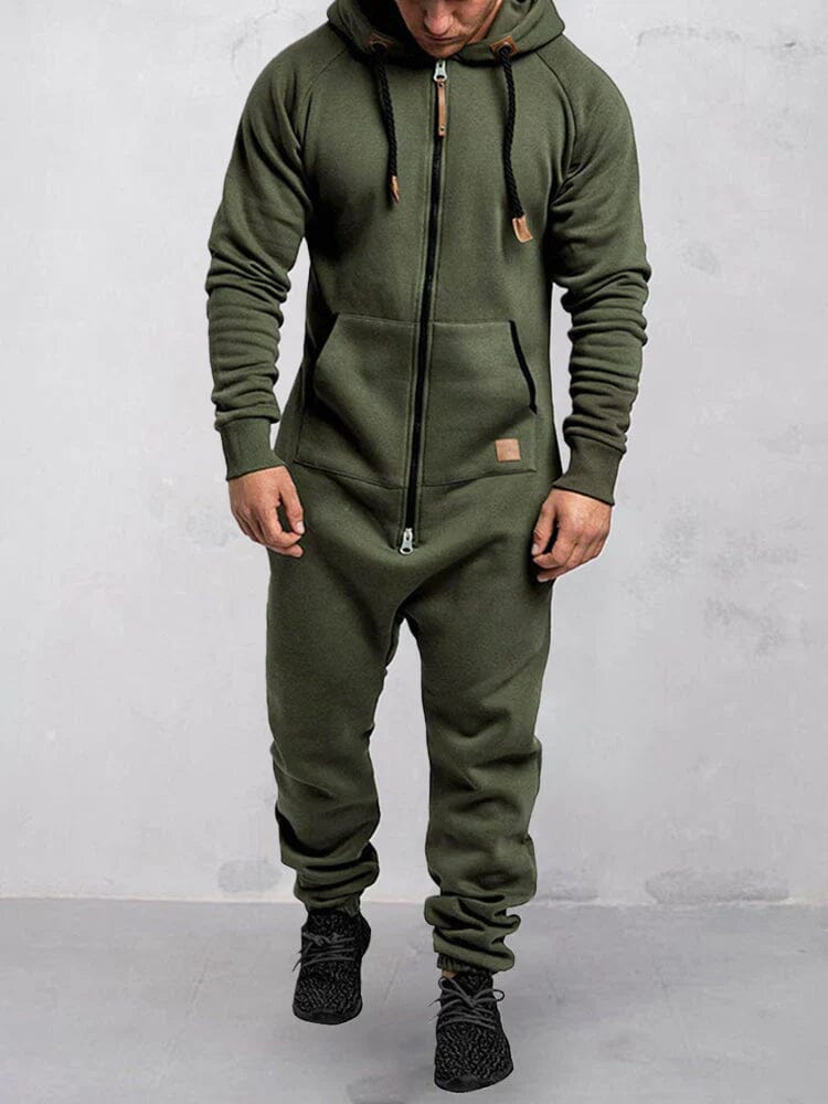 Jumpsuit heren met capuchon – Comfortabele en stijlvolle jumpsuit voor casual gebruik