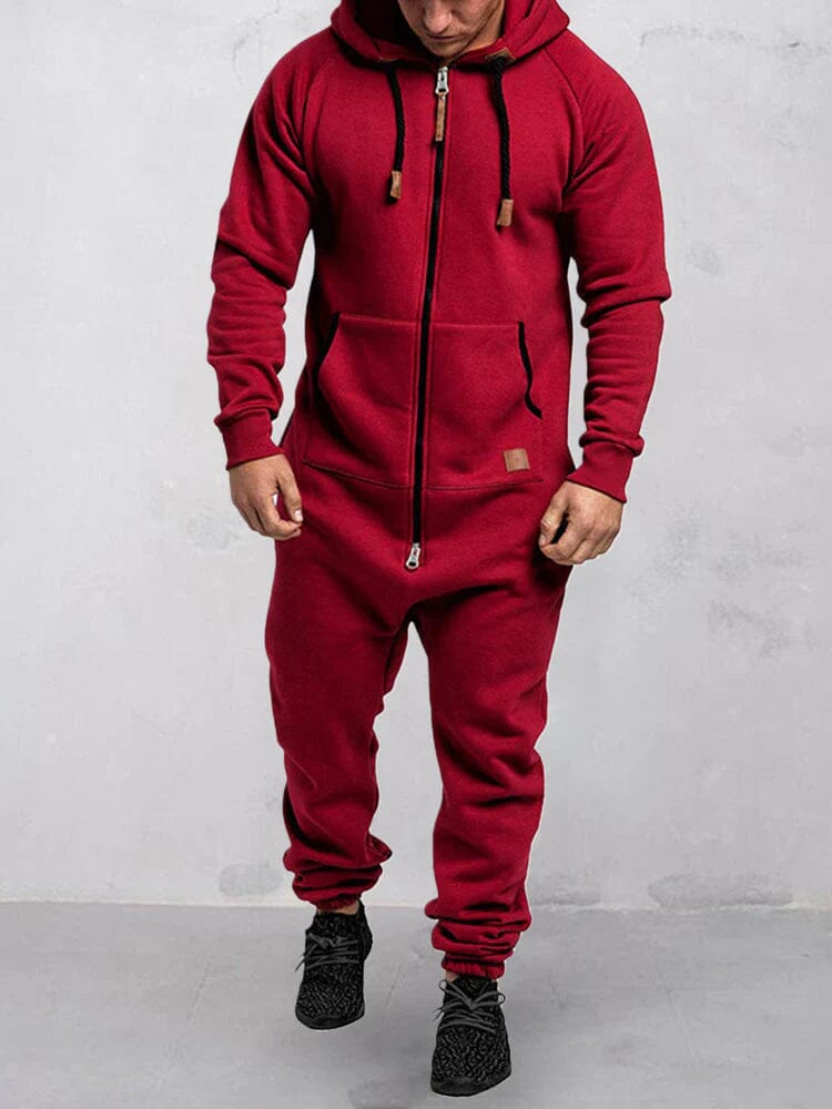 Jumpsuit heren met capuchon – Comfortabele en stijlvolle jumpsuit voor casual gebruik