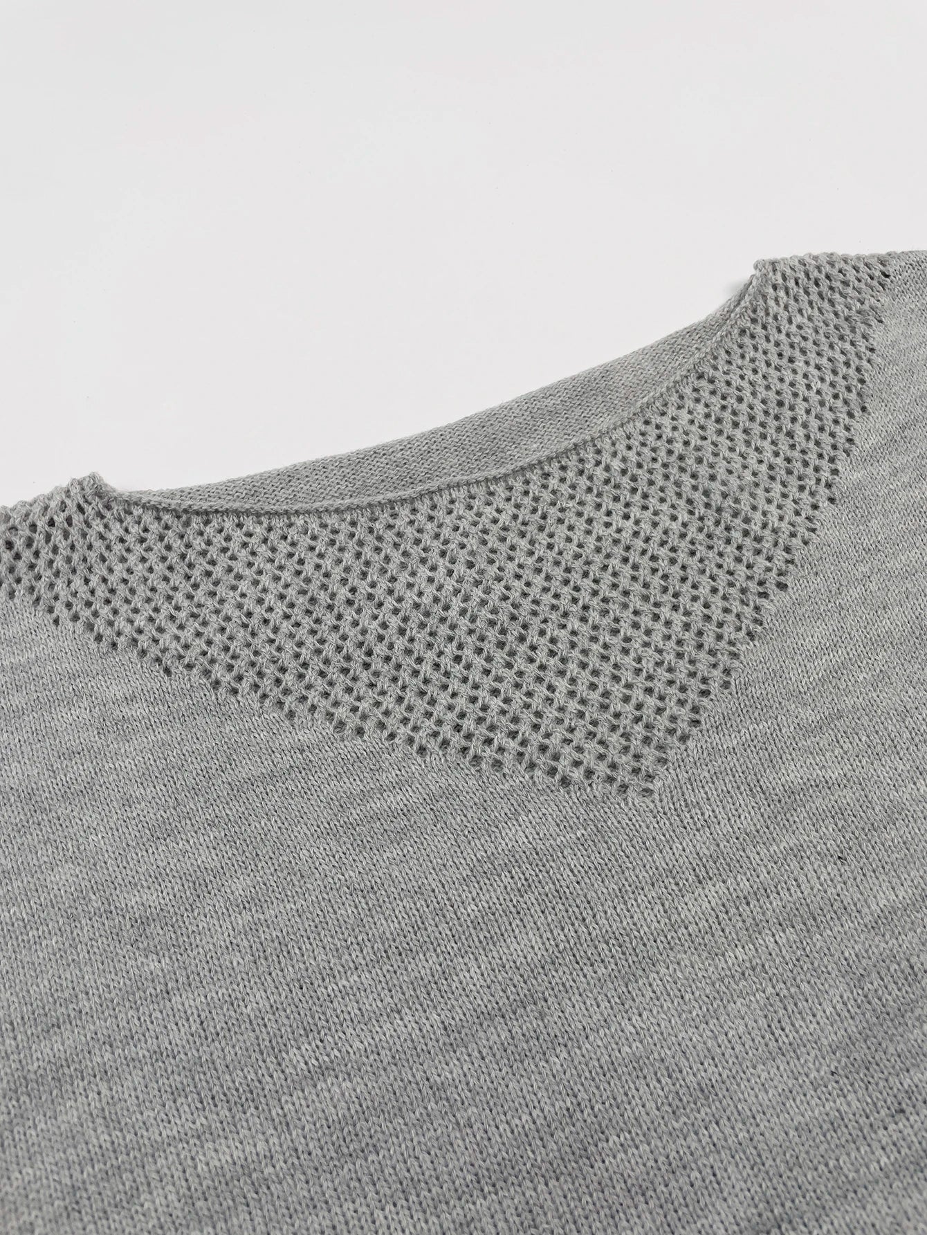 Dames trui – Comfortabele gebreide trui met ronde hals en lange mouwen