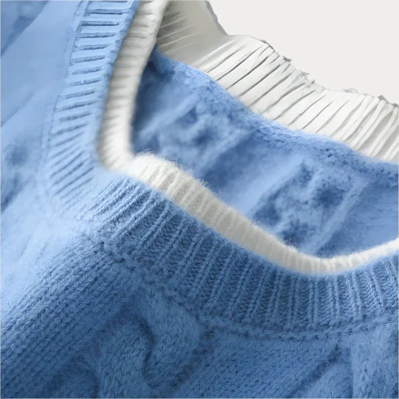 Heren Trui Ronde Hals – Comfortabele Gebreide Trui voor Casual en Sportief Gebruik