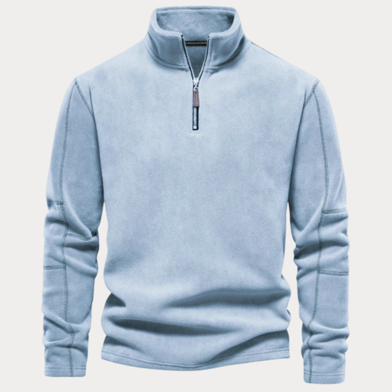 Stehkragen Pullover heren – Comfortabele trui met halvem rits en stijlvol design