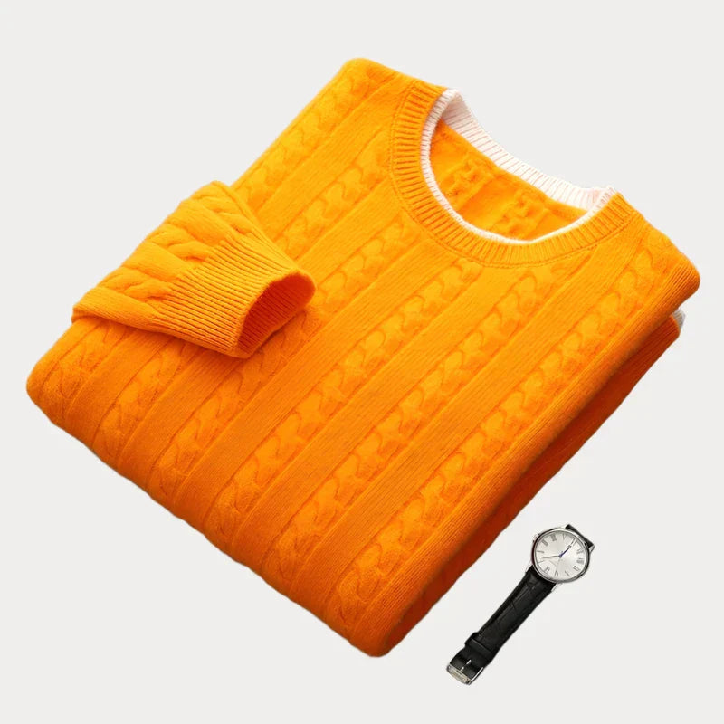 Heren Trui Ronde Hals – Comfortabele Gebreide Trui voor Casual en Sportief Gebruik