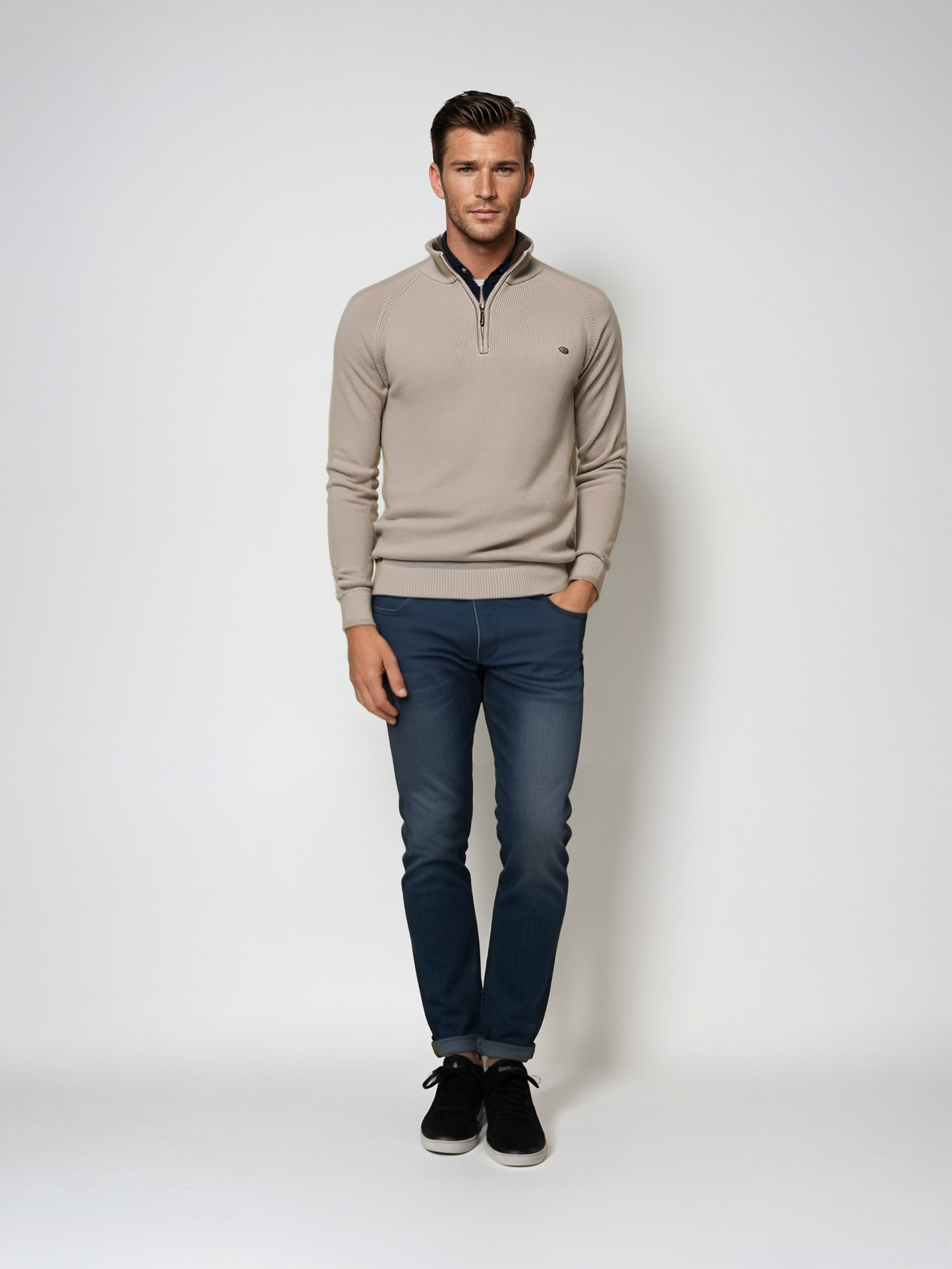 Heren-Pullover met Rits – Comfortabele en Stijlvolle Sweater voor Koude Dagen