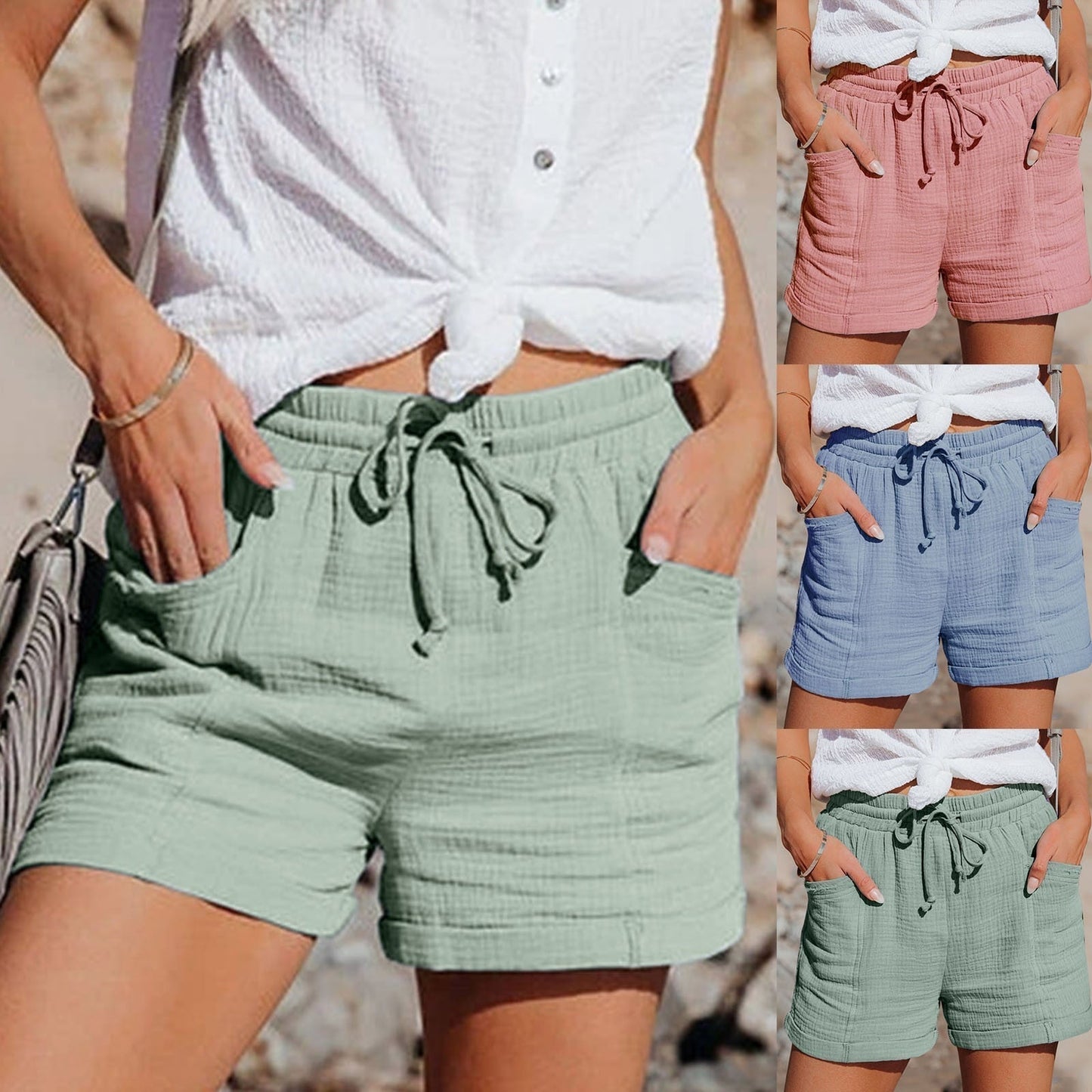 Shorts voor Dames met Koord – Comfortabele en Stijlvolle Zomer Shorts