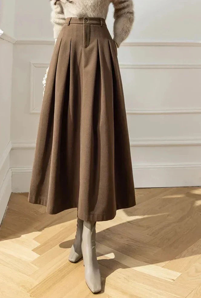 Vouwenrok dames – Elegante plissé rok van chiffon voor feest en casual gebruik