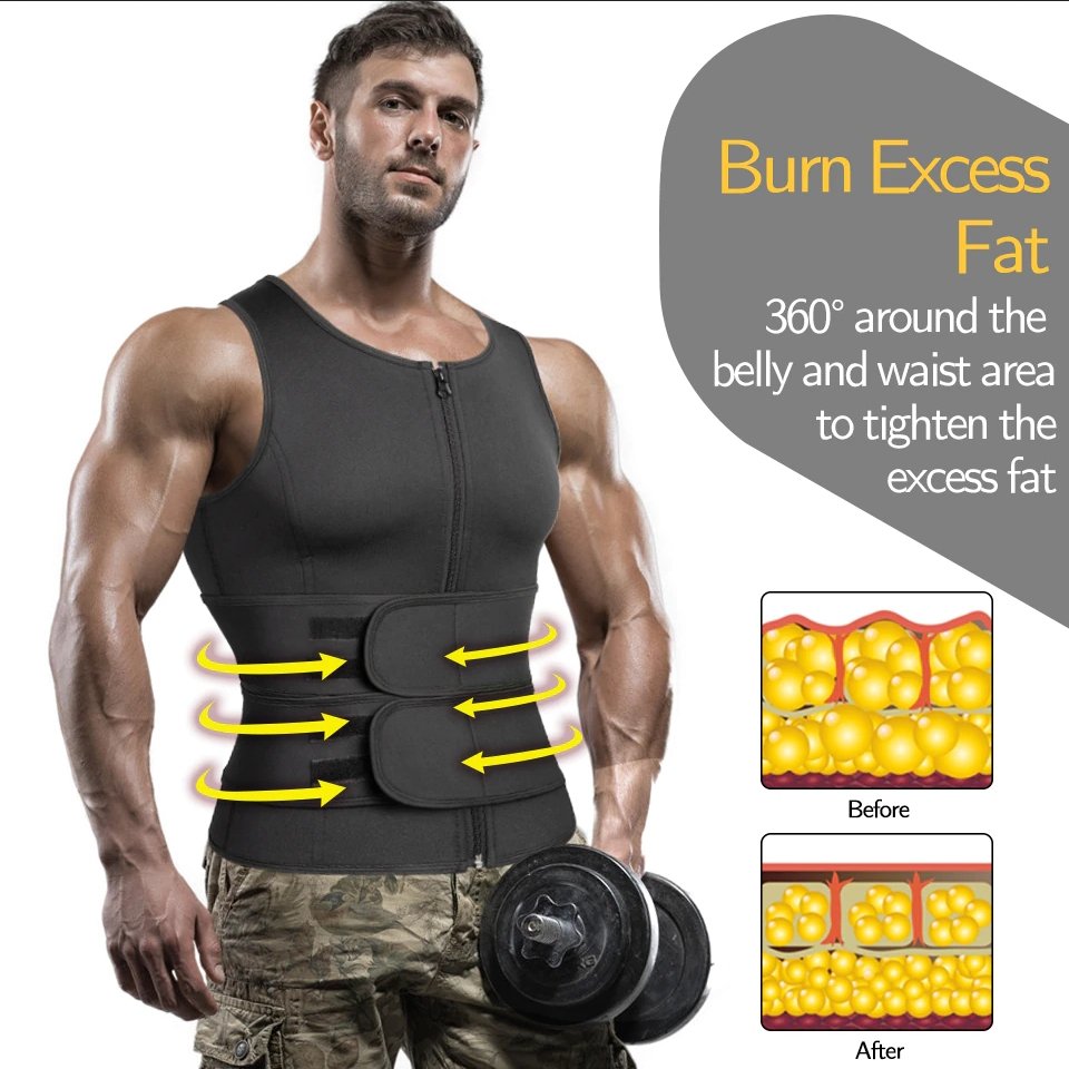 Sauna Vest Neopreen Mannen