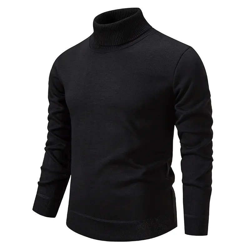 Heren Coltrui – Warme gebreide trui met ronde hals en casual stijl