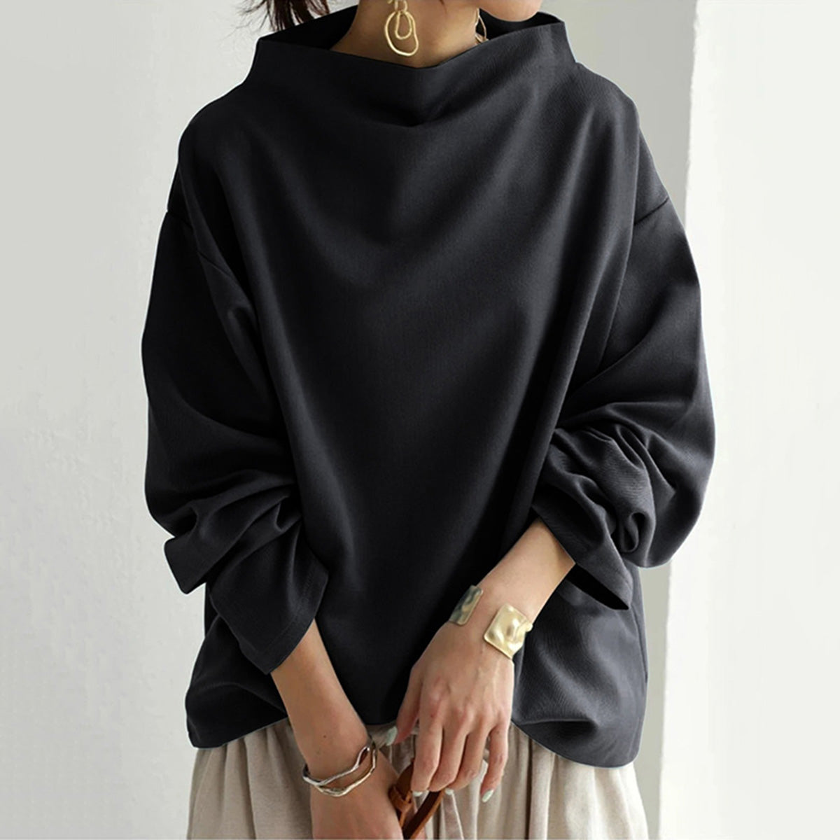 Vleermuismouwen pullover dames – Comfortabele trui met trendy design