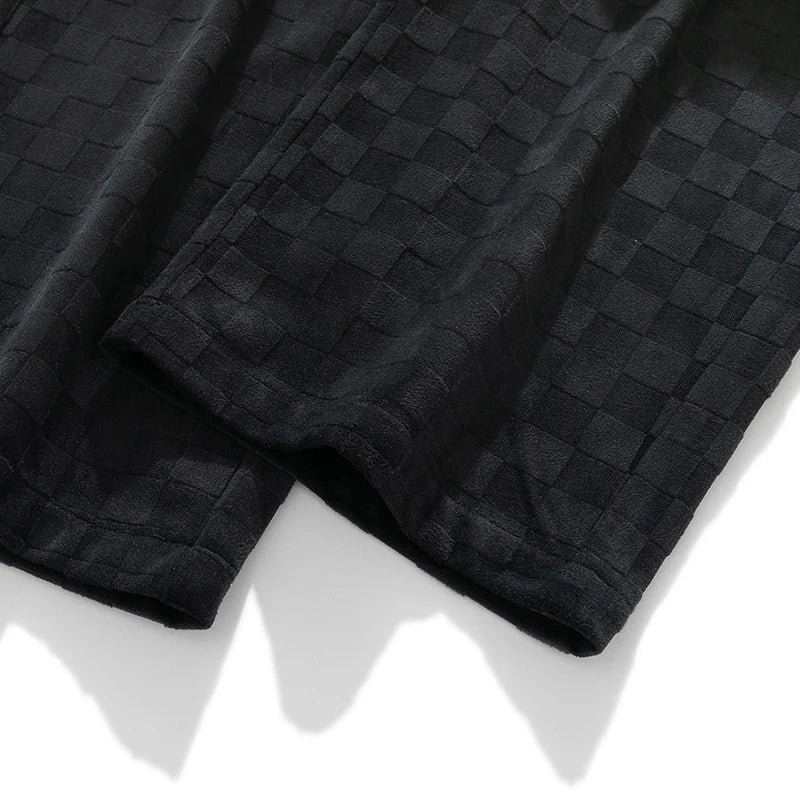 Joggingbroek Heren – Geruite Sportbroek van Katoen voor Comfortabel Gebruik