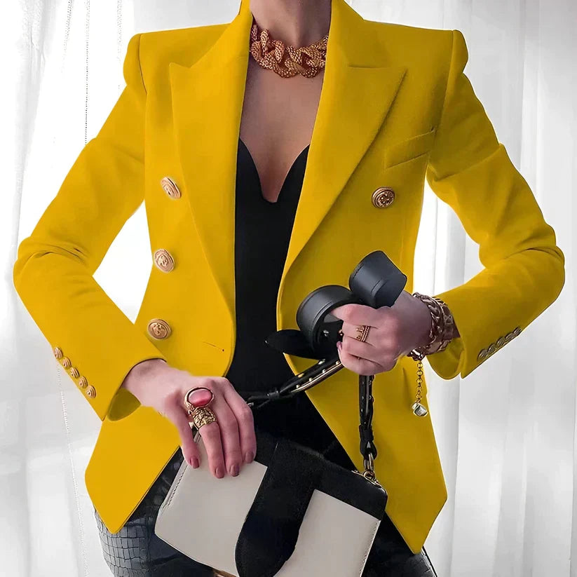 Blazer dames – Elegante blazer met slim fit en stijlvolle details voor werk