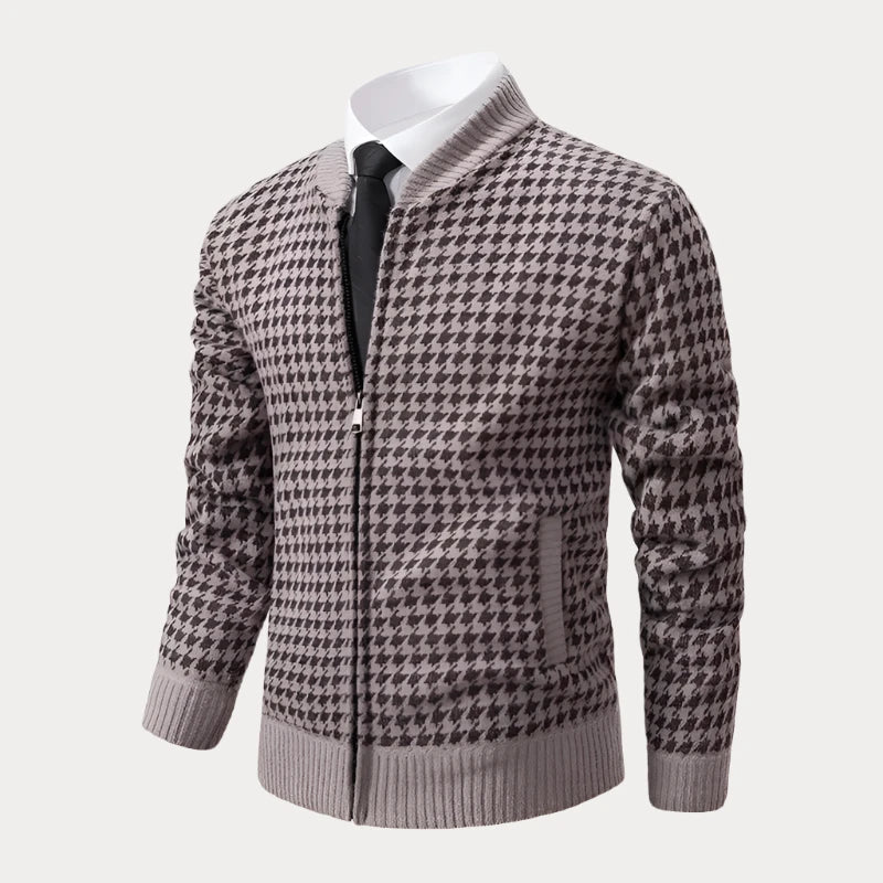 Vest voor heren – Smal gesneden met patroon, stijlvol en comfortabel