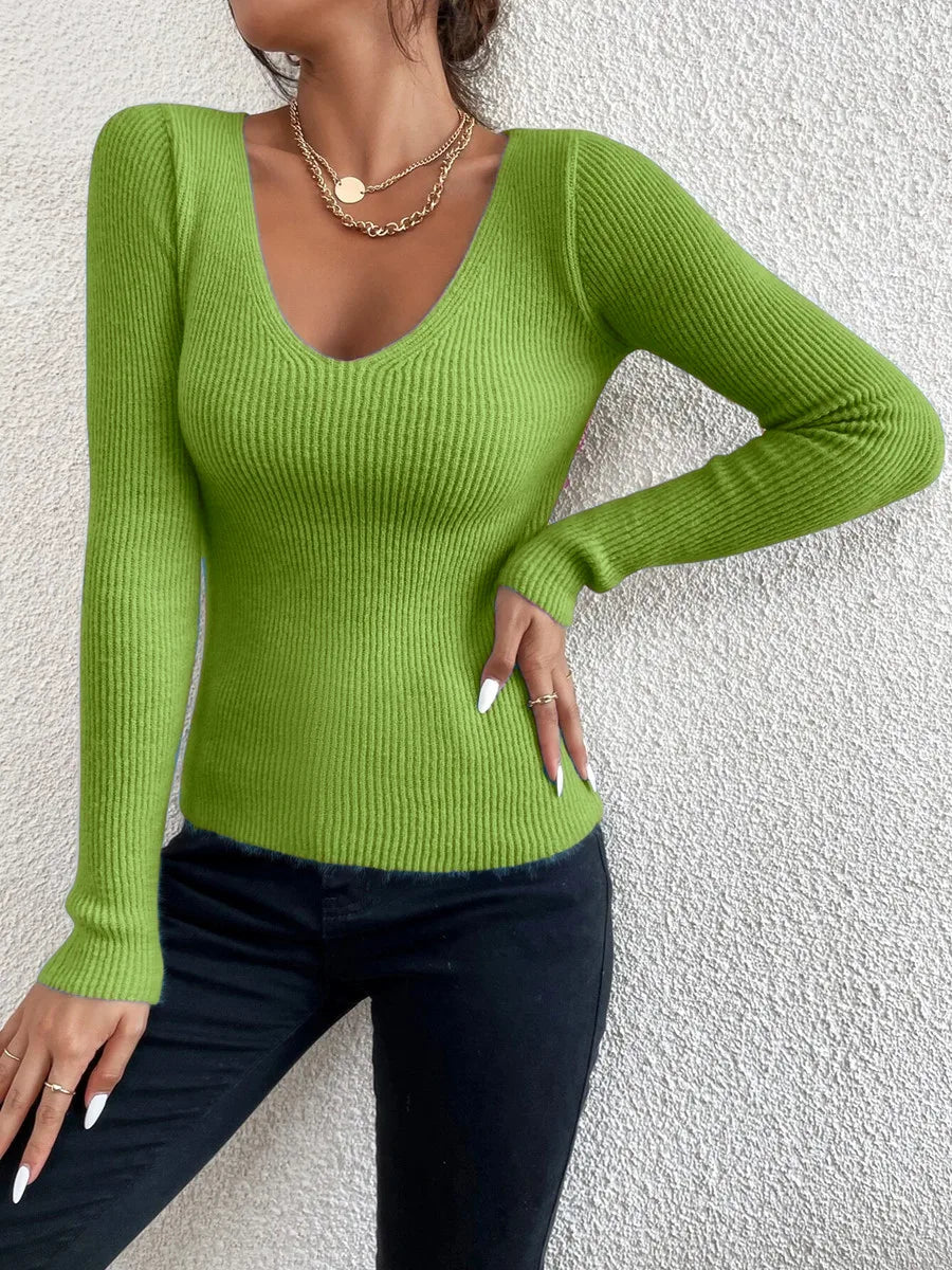 Ribbelsweater Dames – Comfortabele gebreide trui met trendy ribbelpatroon