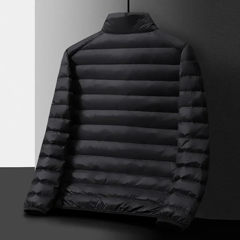 Pufferjack heren – Elegante gestikte winterjas met comfortabele pasvorm