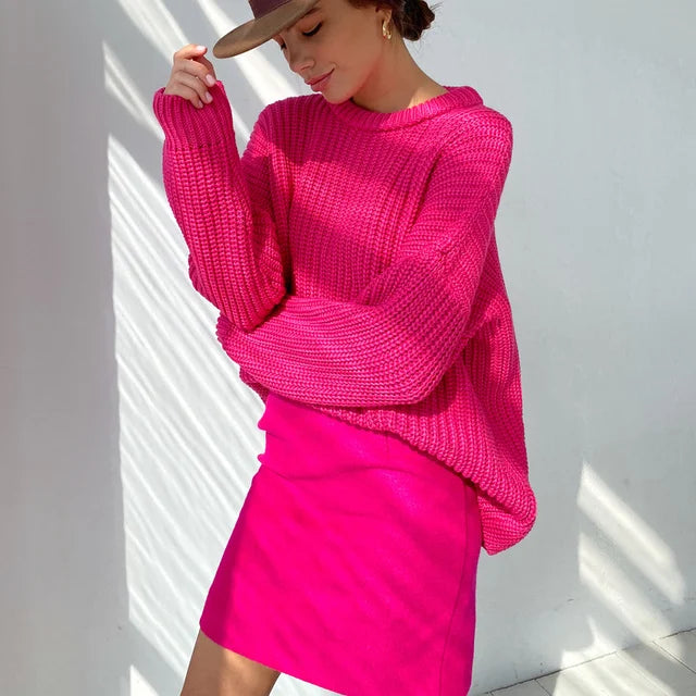 Dames Pullover Grote Maten – Comfortabele Ronde Hals Trui voor Elke Gelegenheid