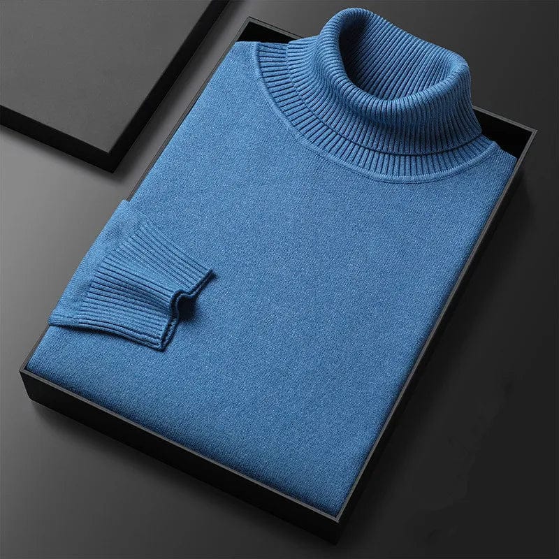 Heren Coltrui – Warme gebreide trui met ronde hals en casual stijl