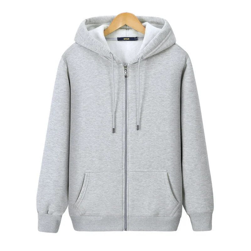 Heren Hoodie Casual – Zip-Up Sweatshirt voor Comfortabele Dagelijkse Stijl