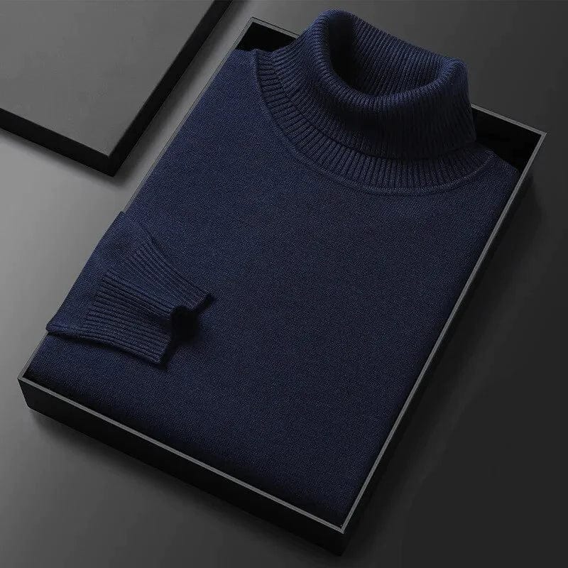 Heren Coltrui – Warme gebreide trui met ronde hals en casual stijl