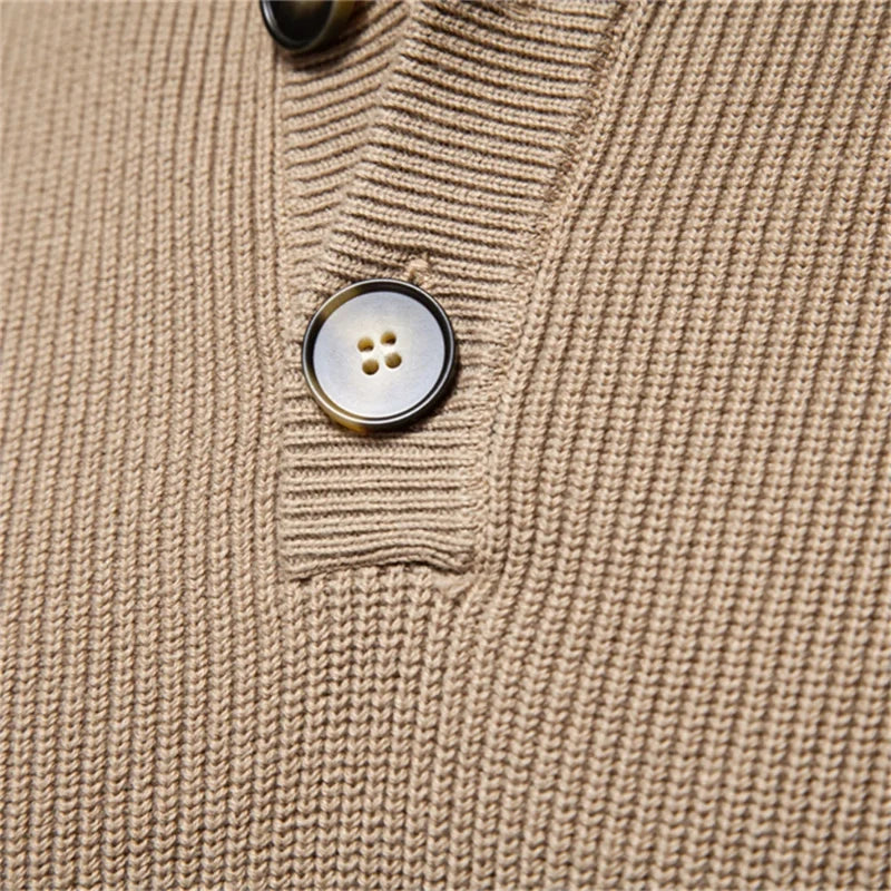 Pullover heren – Opstaande kraag, comfortabele trui voor casual en sportief gebruik