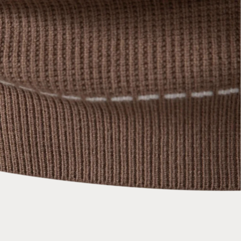 Slim Fit Trui Heren – Klassieke Gebreide Trui van Katoen voor Casual en Formeel