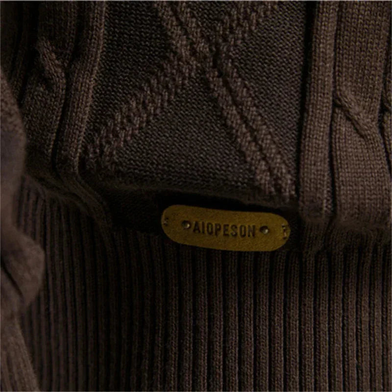 Heren Cardigan V-hals – Stijlvolle Knopen Cardigan van Katoen voor Casual en Formeel