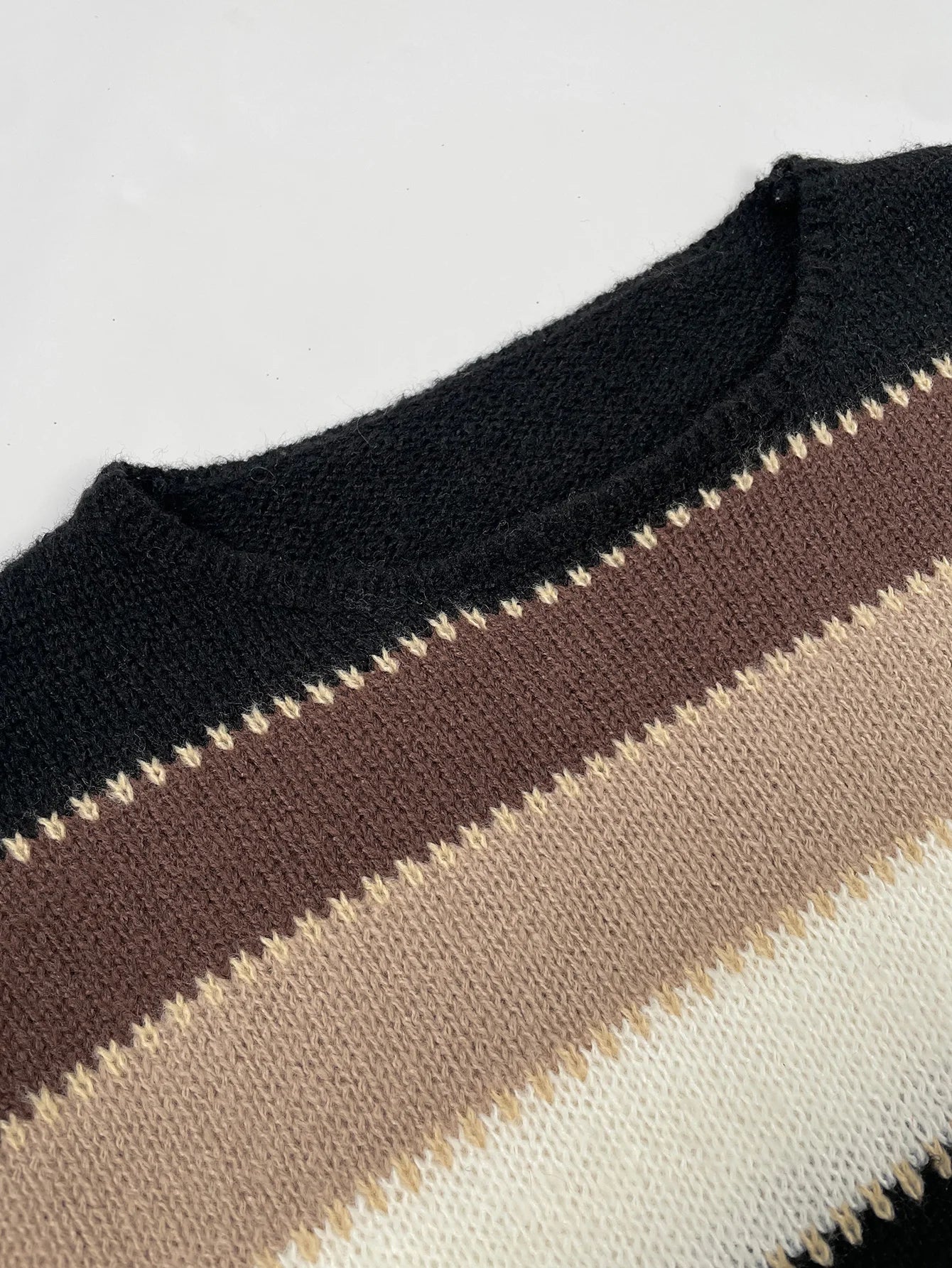 Trui Dames – Elegante gebreide trui met ronde hals en lange mouwen