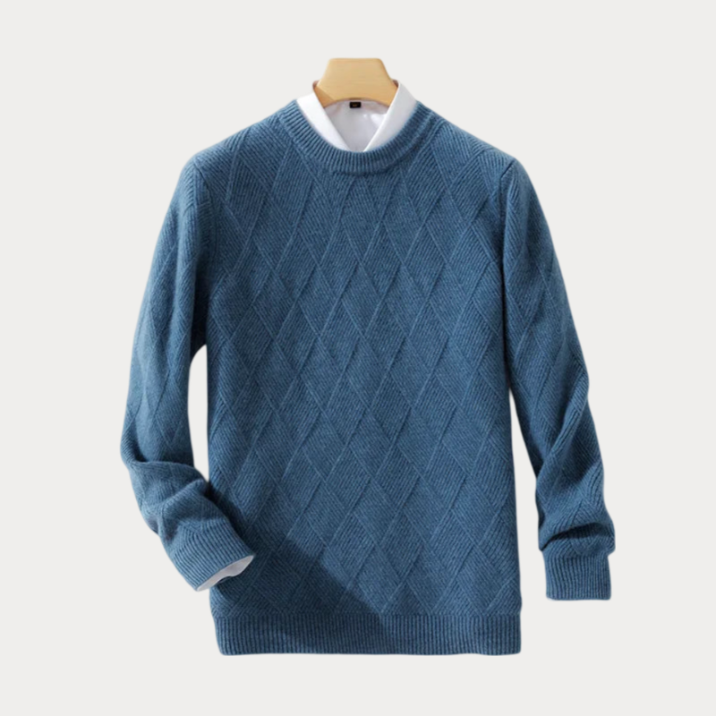 Heren Trui Ronde Hals – Comfortabele Trui van Katoen voor Casual Stijl