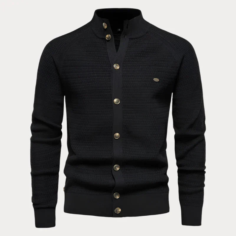 Heren Pullover met Knopfleiste – Comfortabele Trui voor Casual en Formele Gelegenheden