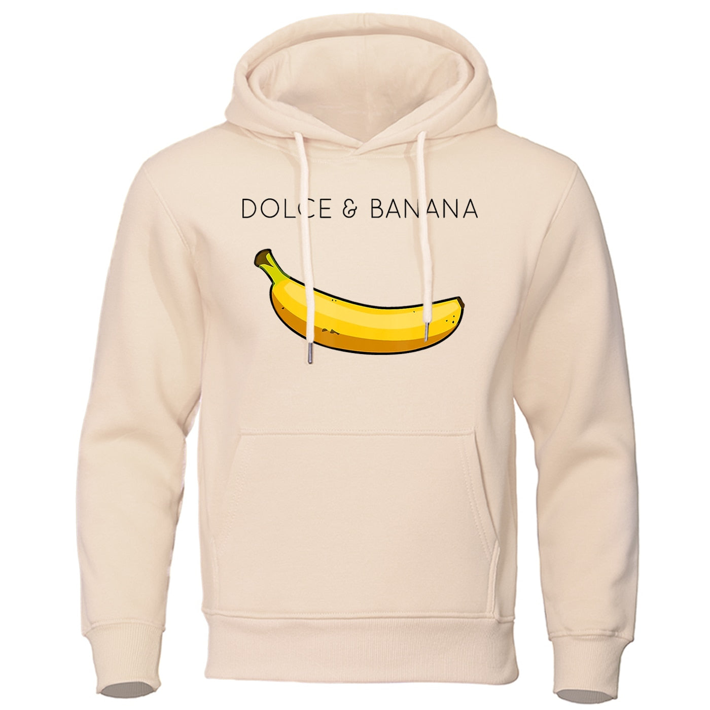 Hoodie heren – Bananenprint sweatshirt met comfortabele pasvorm en trendy design