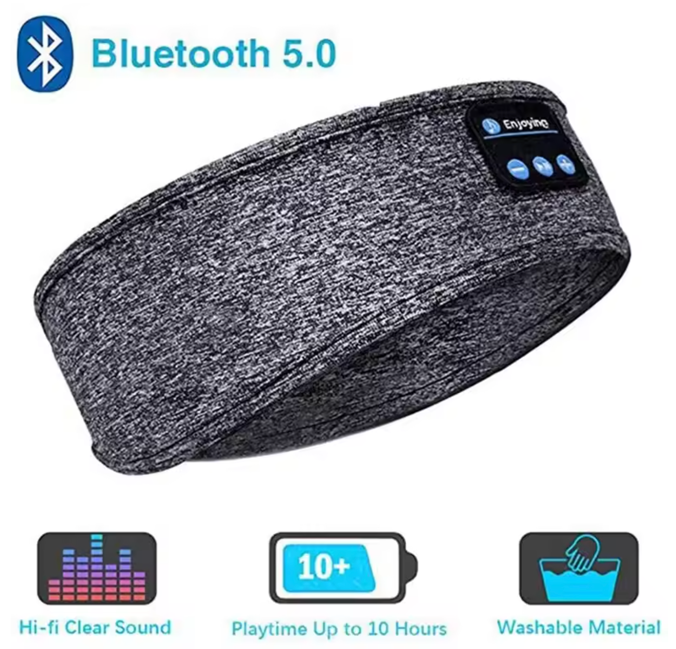 Bluetooth Slaapmasker Slaap Hulp voor Ontspanning en Rustige Nachten
