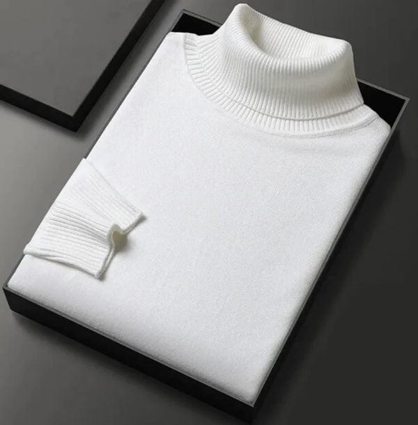 Heren Coltrui – Warme gebreide trui met ronde hals en casual stijl