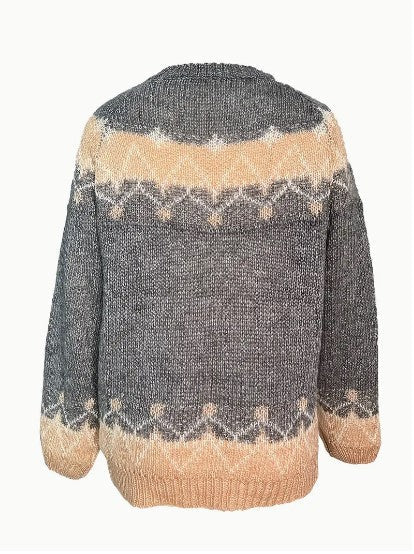 Modieuze gebreide trui dames – Comfortabele trui van zachte wol voor herfst