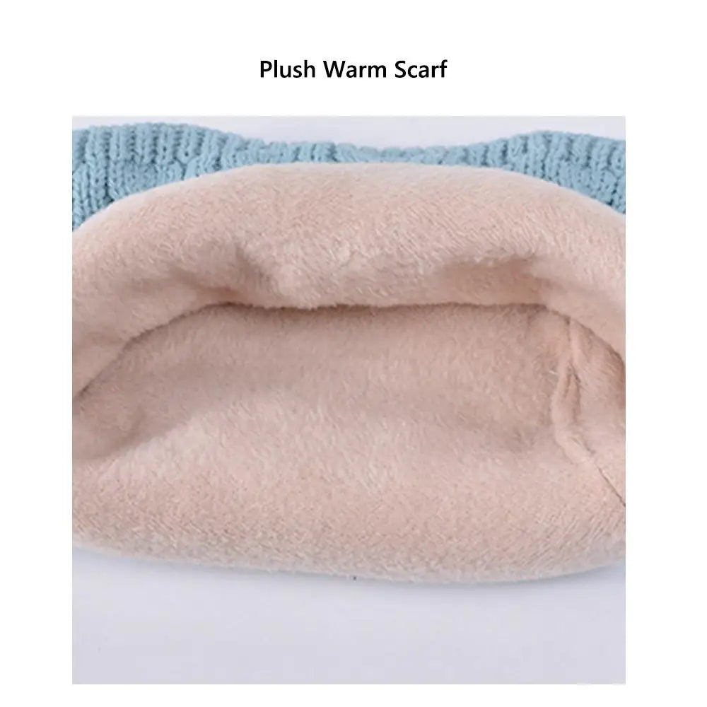 Kinderen Wintermuts Sjaal Handschoenen Oorwarmers Nekwarmer Set